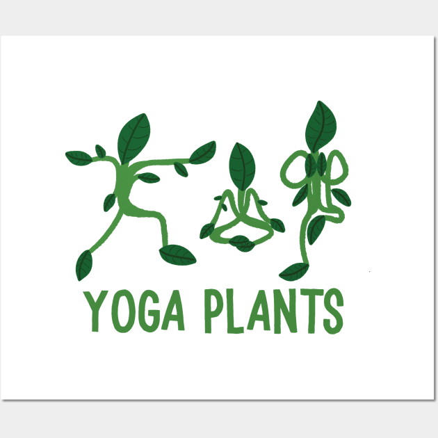 Yoga Plants Wall Art by Alissa Carin